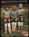 Image of Three Girls in South Greenland Dress